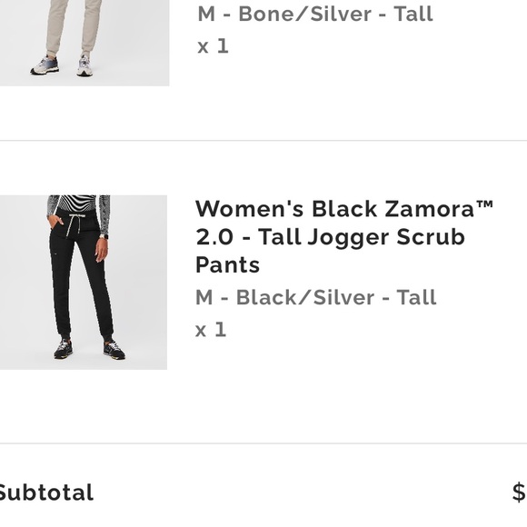 Medium tall black joggers FIGS - Picture 4 of 4
